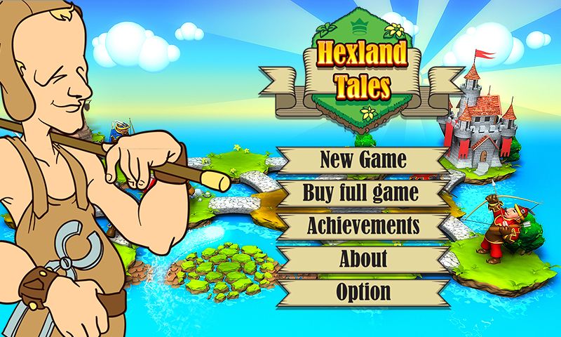 Hexland Tales: главное меню