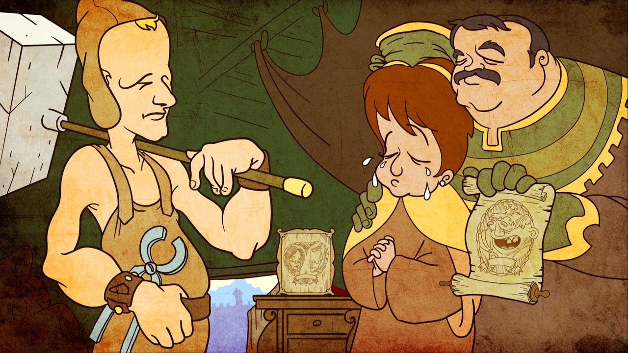 Hexland Tales: кузнец и родители